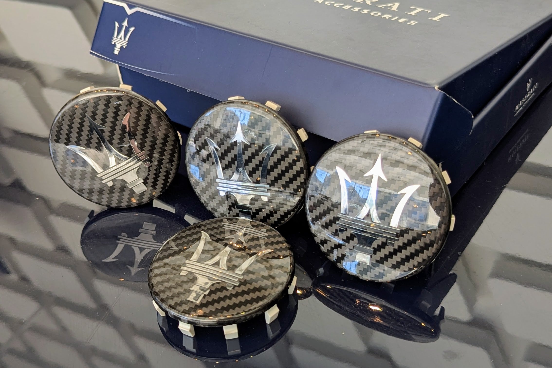 Carbon Fiber Center Caps