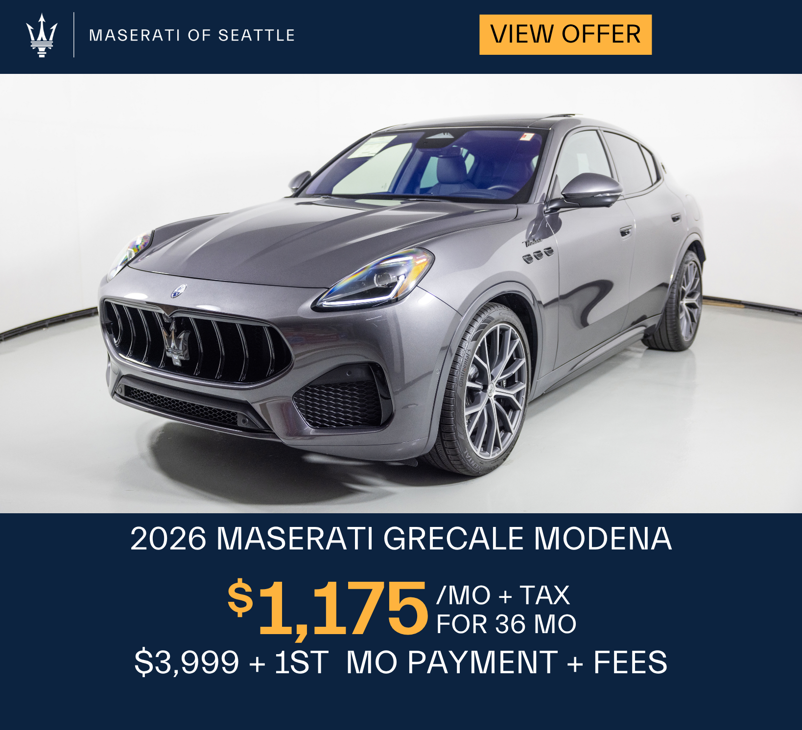 2026 Maserati Grecale offer