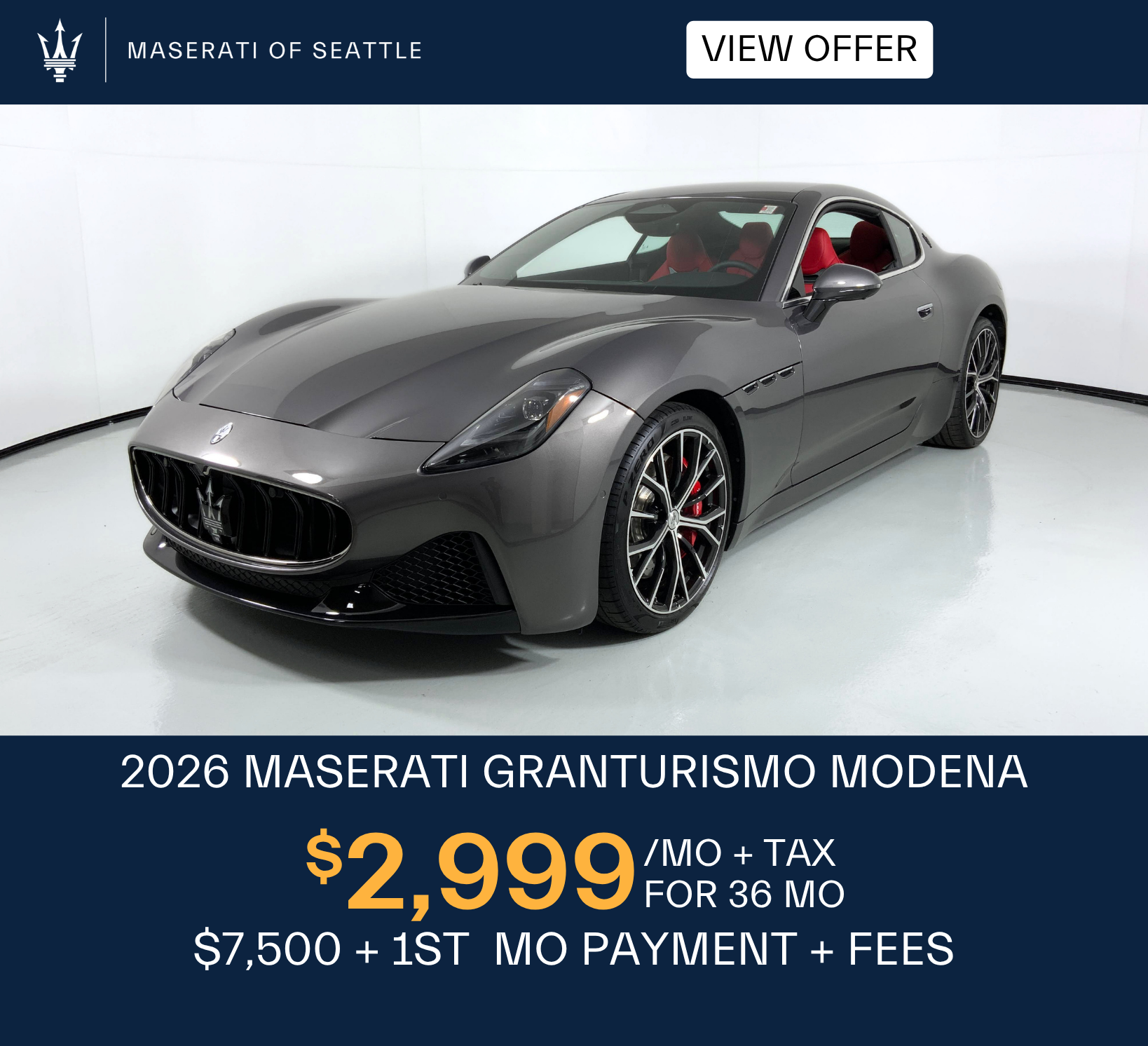 2026 Maserati GranTurismo Modena
