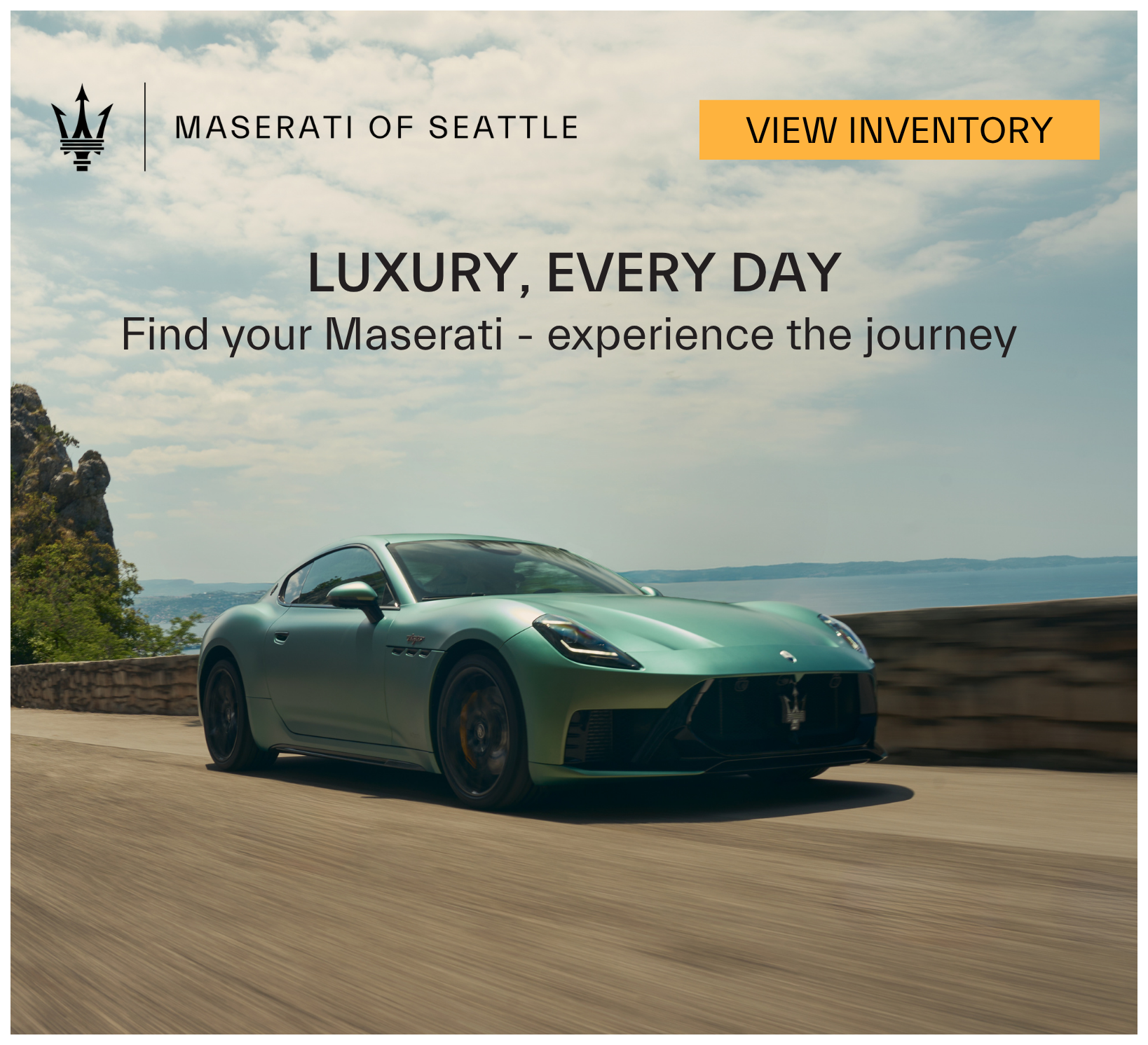 New luxury car and SUV inventory at Maserati of Seattle