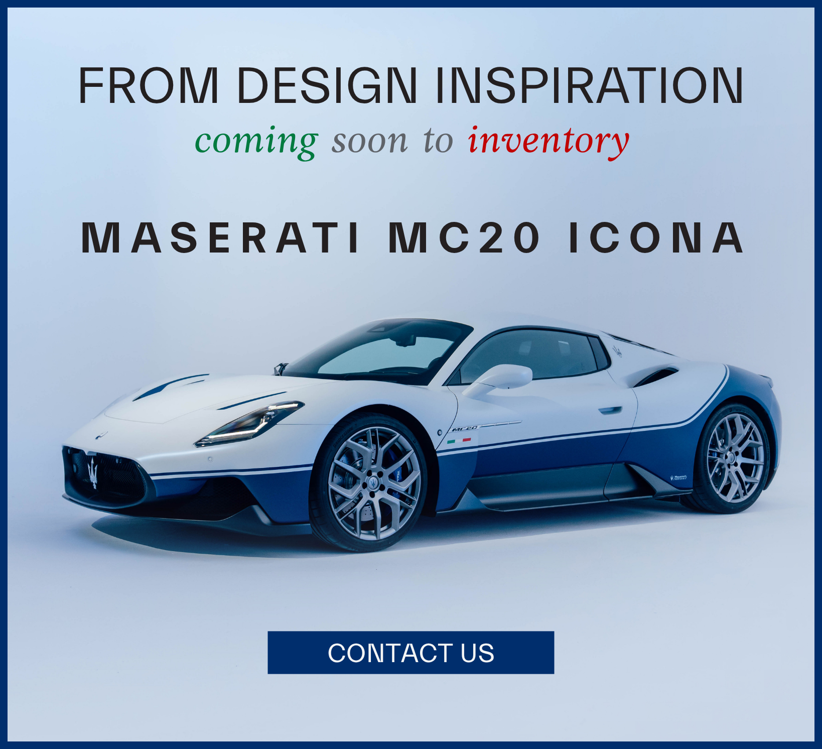 Maserati MC20 Icona